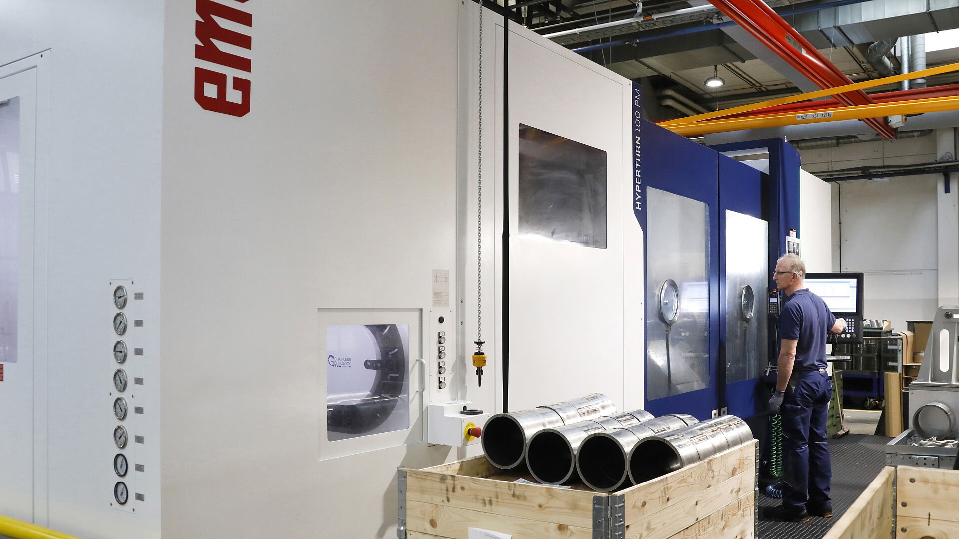 Usinage complet de bagues lisses pour éoliennes